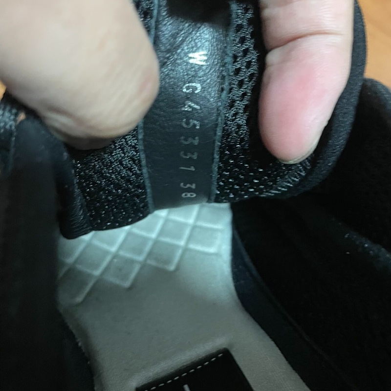 Chanel香奈兒徽標正品運動鞋雙c休閒鞋 黑色 38碼97 新-5