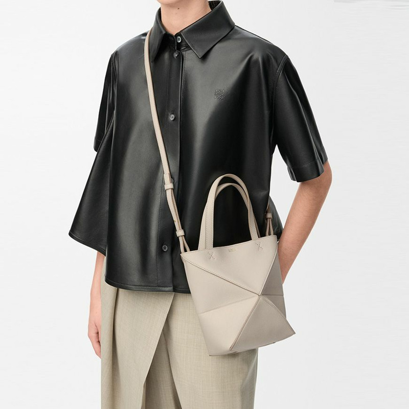 LOEWE 迷你拼圖折疊手提袋-6