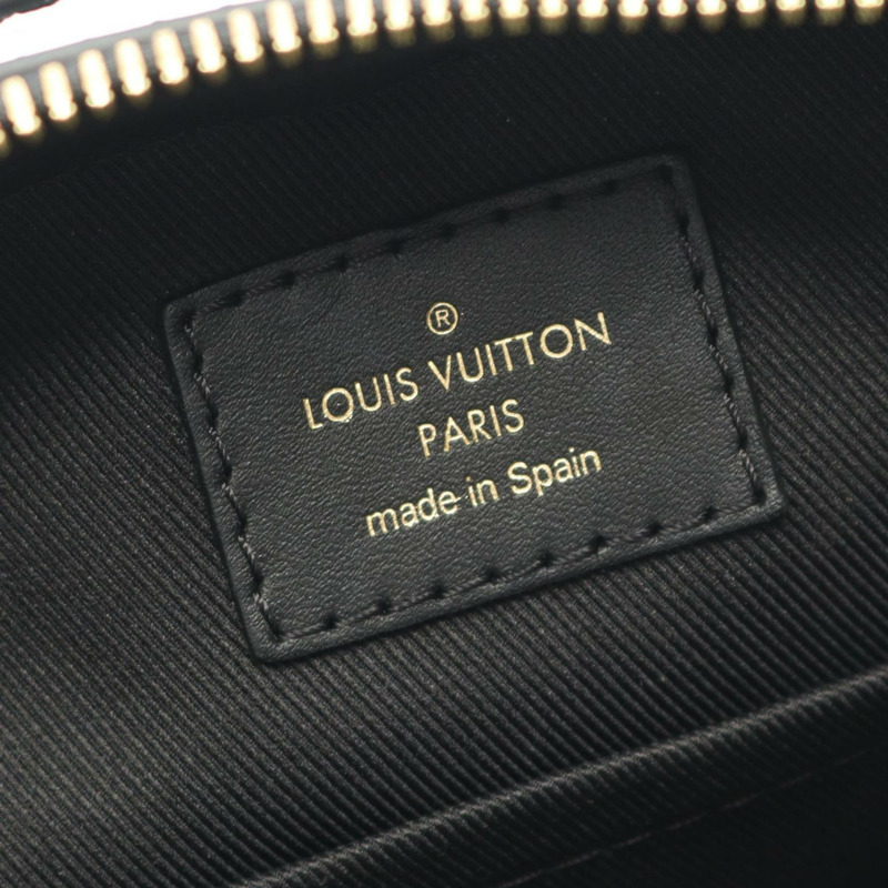 路易威登 Saintonge 單肩包，塗層帆布和皮革，Monogram 圖案，女士，棕黑色，M43555-3