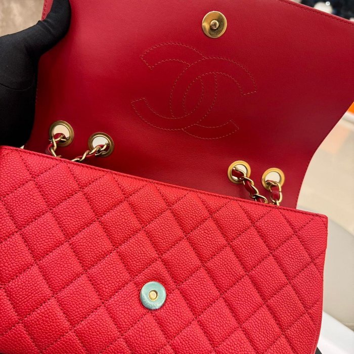 *SHIHNA名牌精品*CHANEL 菱格金扣鏈包-2