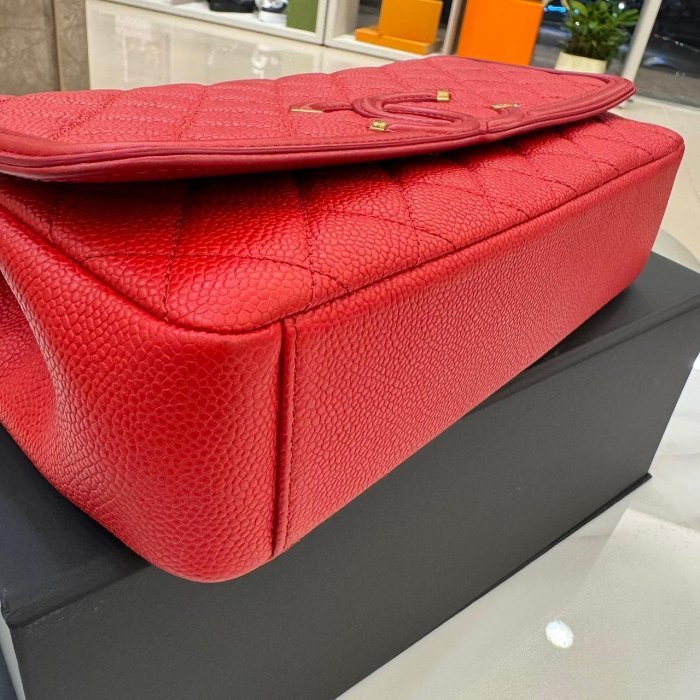 *SHIHNA名牌精品*CHANEL 菱格金扣鏈包-5