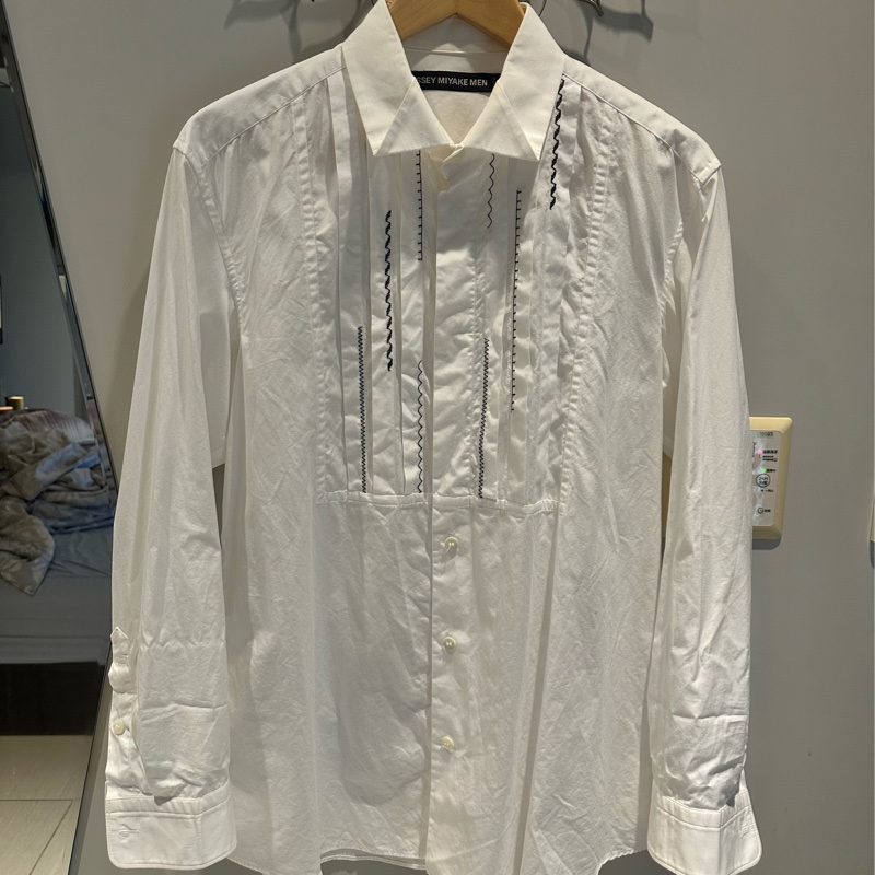 issey miyake men 皺褶造型男生襯衫-6