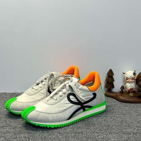 95新LOEWE罗意威 Flow Runner 尼龍 低幫 生活休閒鞋 40碼 男款