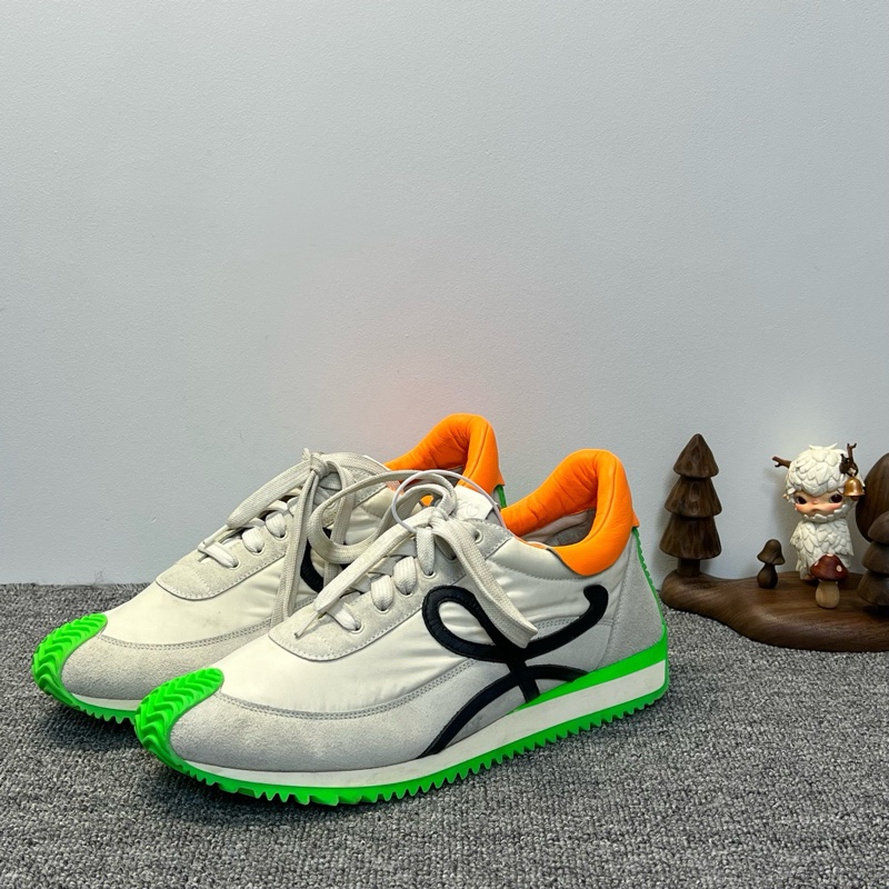 95新LOEWE罗意威 Flow Runner 尼龍 低幫 生活休閒鞋 40碼 男款-0