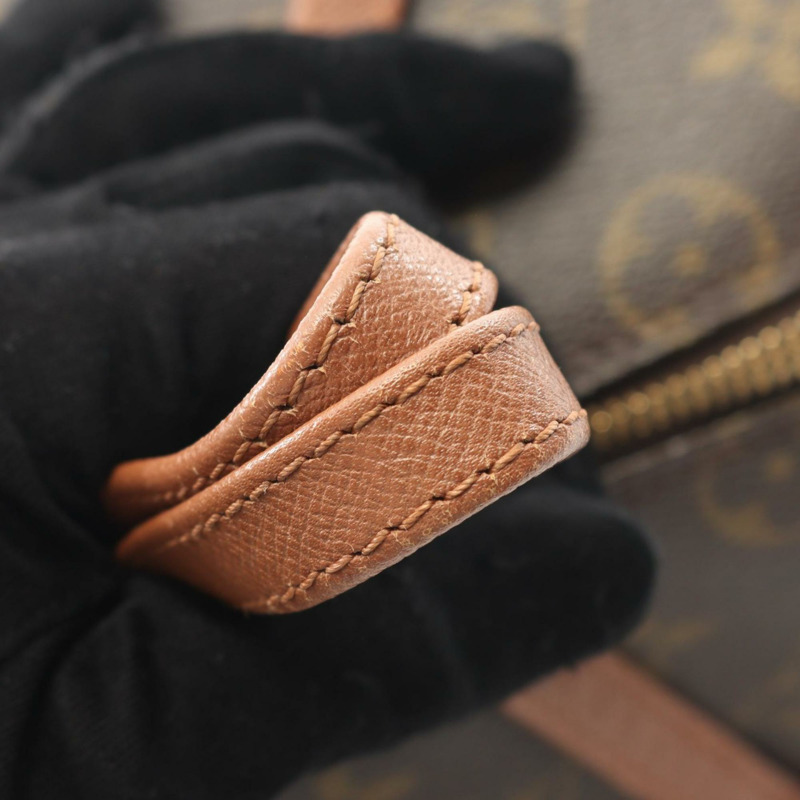 路易威登 Papillon 26 老手提包，塗層帆布和皮革，Monogram 圖案，女士，棕色，M51366-7