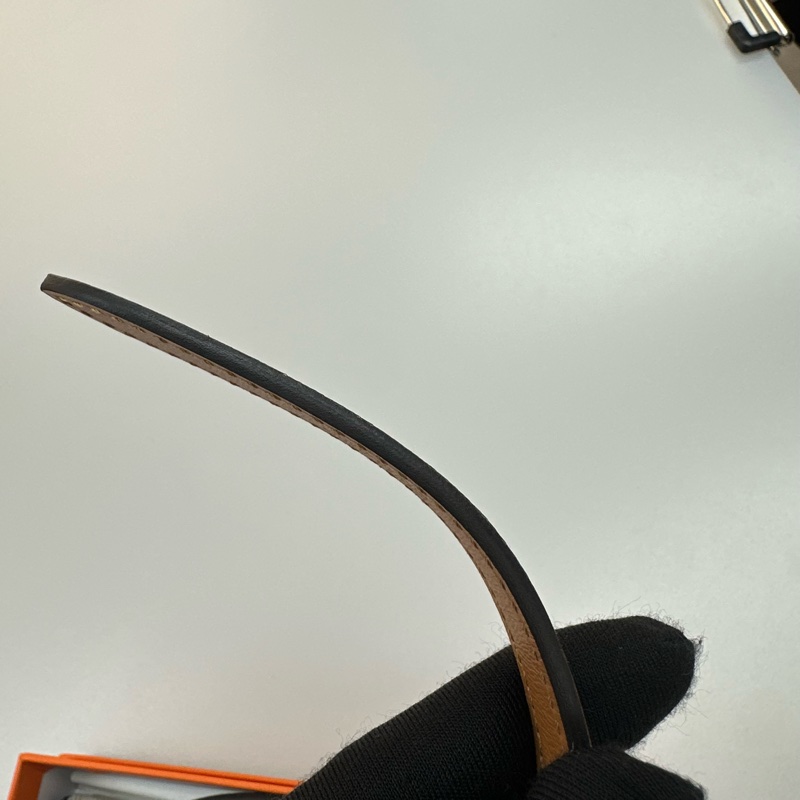 HERMES POP H 15 大象灰玫瑰金扣皮帶 65 U Stamp-11