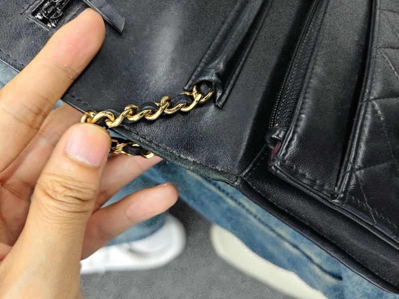Chanel 香奈兒 WOC wallet on chain 黑色羊皮 金扣側背包 保證正品 24開-7