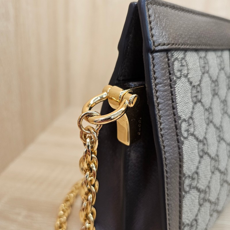 [孫芸芸包新年甜出❣️] Gucci老花綠紅綠Ohpidia金釦磁吸肩斜背包-8