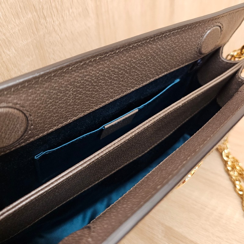 [孫芸芸包新年甜出❣️] Gucci老花綠紅綠Ohpidia金釦磁吸肩斜背包-14