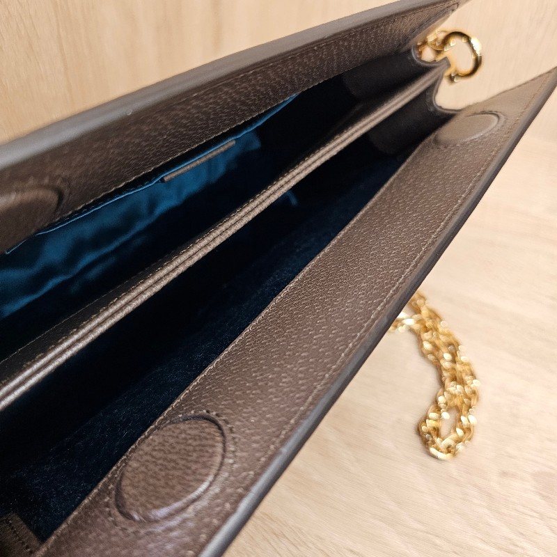 [孫芸芸包新年甜出❣️] Gucci老花綠紅綠Ohpidia金釦磁吸肩斜背包-15