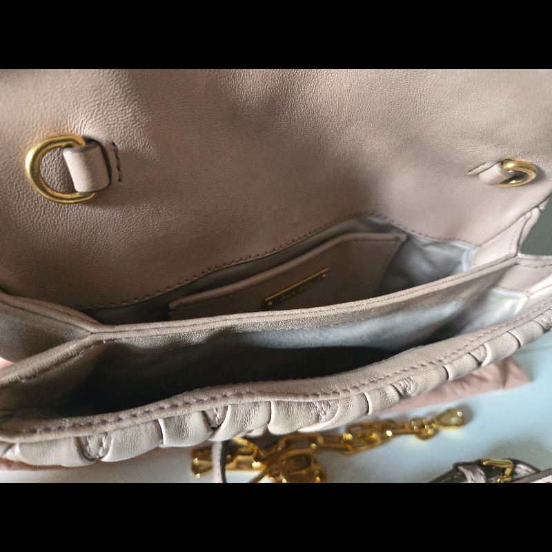 MIU MIU肩背包 裸粉色-8