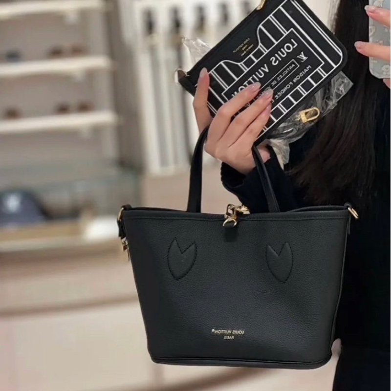 LV Neverfull Inside Out BB 雙面 手提/斜挎包-6