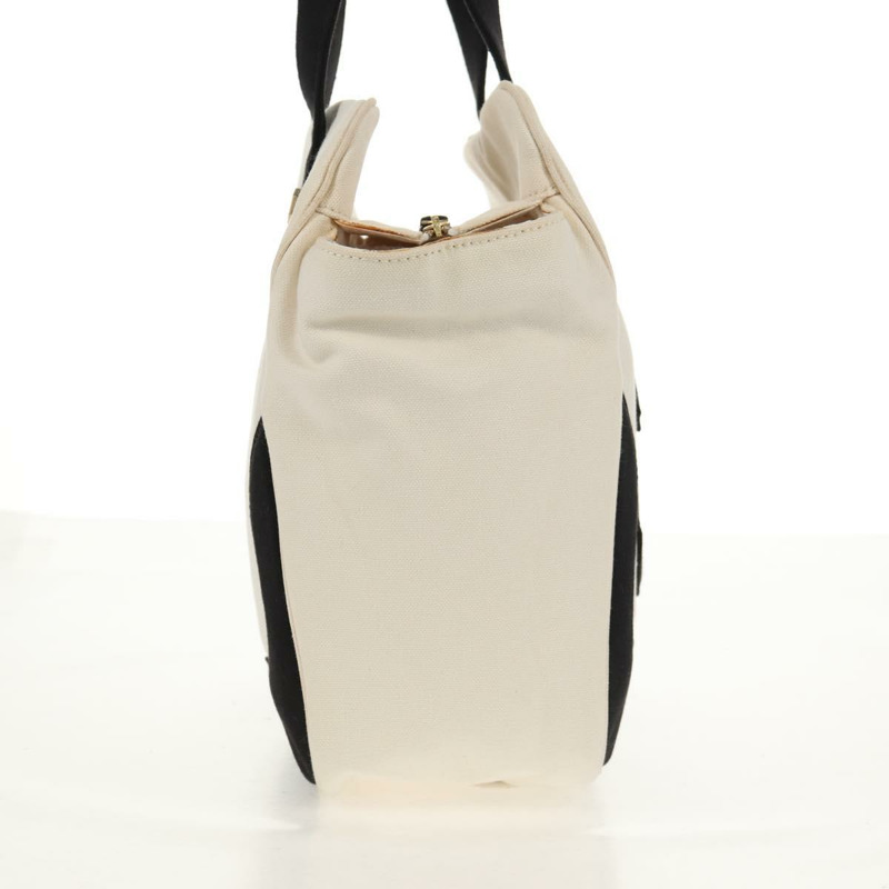 【日本直送】香奈兒棉花糖手袋帆佈白金雙C標誌正品 159747V-4