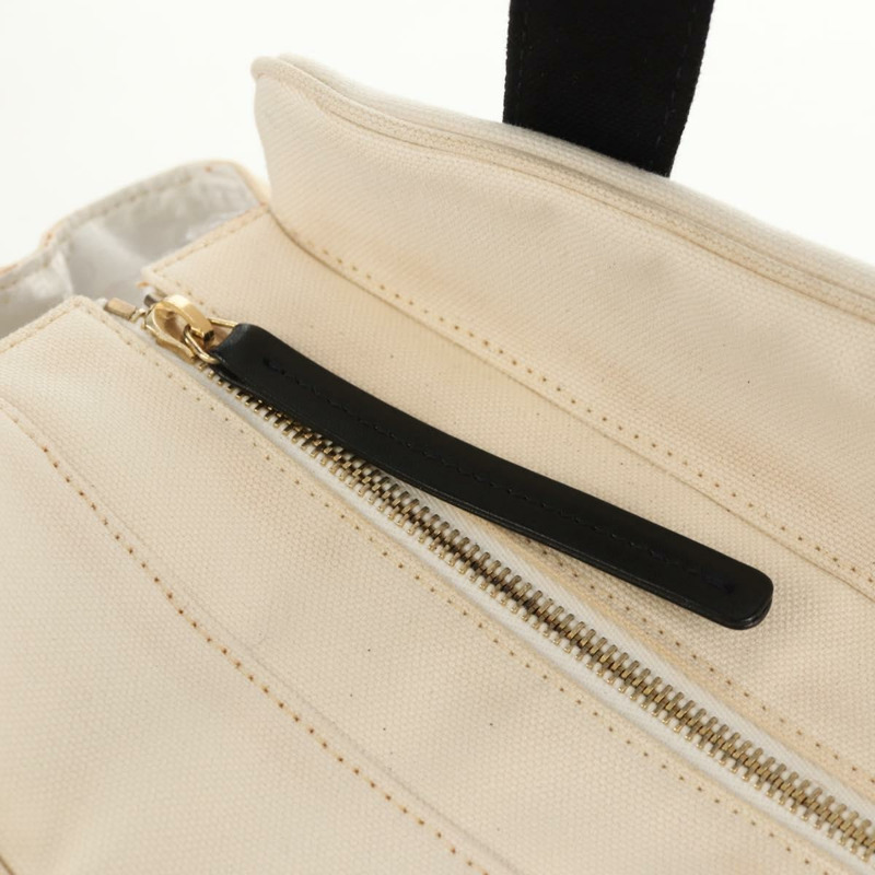 【日本直送】香奈兒棉花糖手袋帆佈白金雙C標誌正品 159747V-19