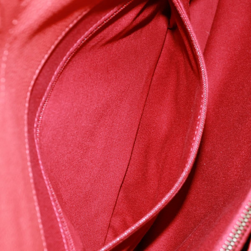 【日本直送】香奈兒鏈絎縫肩背包，魚子醬紋皮革，紅色，金色雙C標誌，正品編號159008V-28