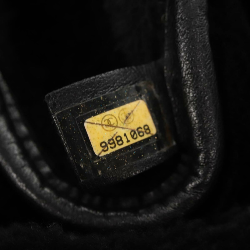 【日本直送】香奈兒 Chain Matelasse 2.55 肩背包 Mouton 黑色 銀色 CC Auth 159002V-9