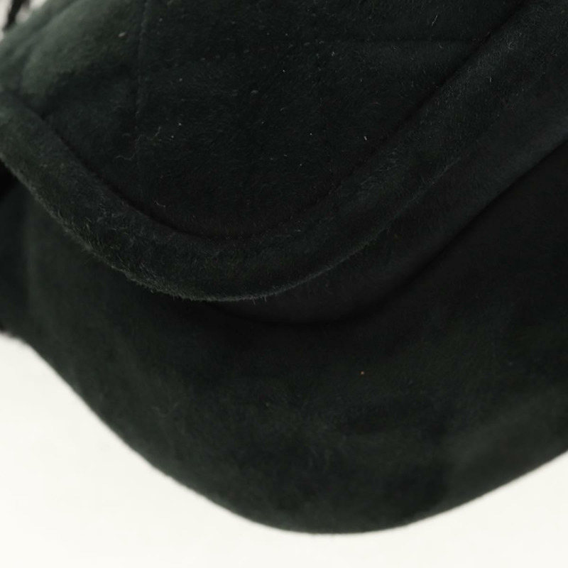 【日本直送】香奈兒 Chain Matelasse 2.55 肩背包 Mouton 黑色 銀色 CC Auth 159002V-14