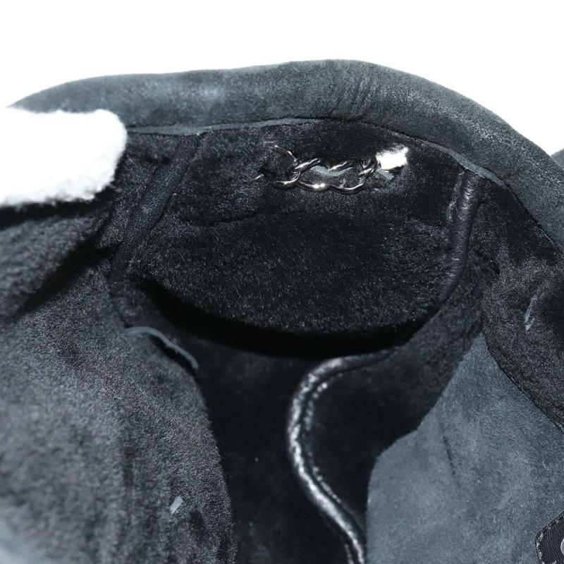 【日本直送】香奈兒 Chain Matelasse 2.55 肩背包 Mouton 黑色 銀色 CC Auth 159002V-22