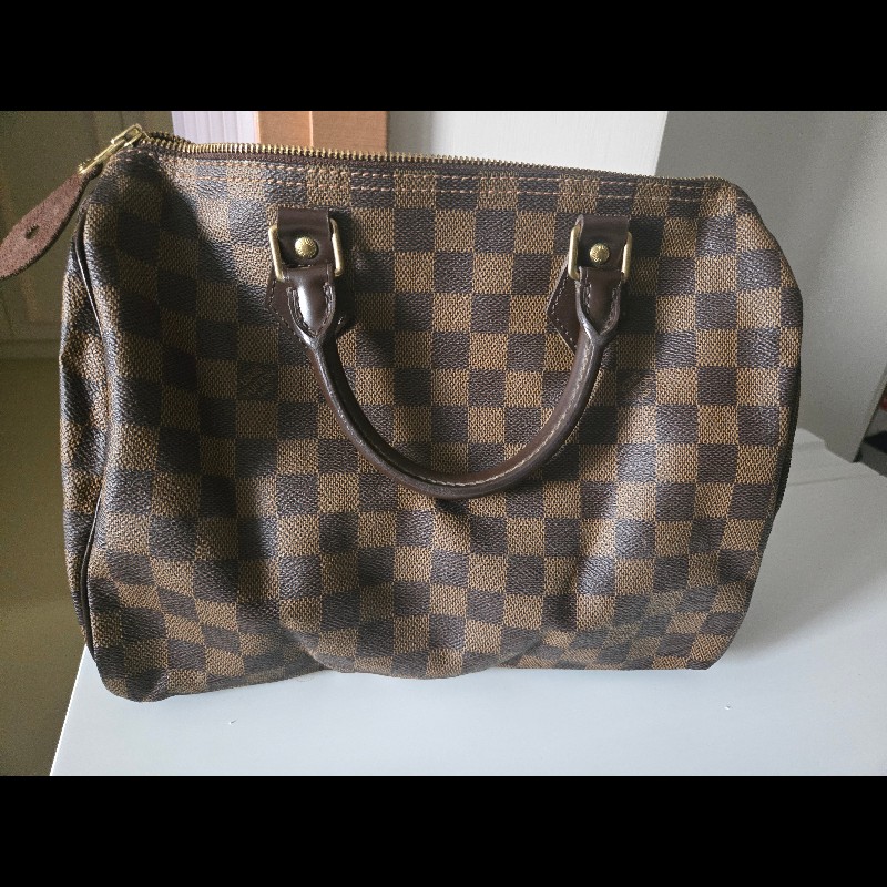 Louis Vuitton Speedy 30 手提包 棋盤-2