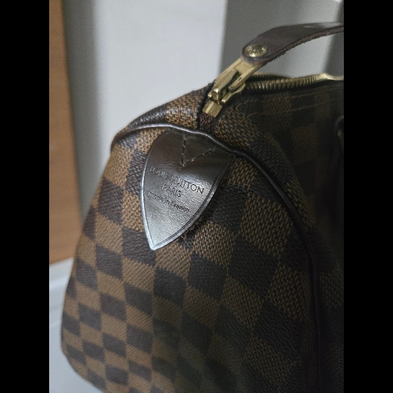 Louis Vuitton Speedy 30 手提包 棋盤-9