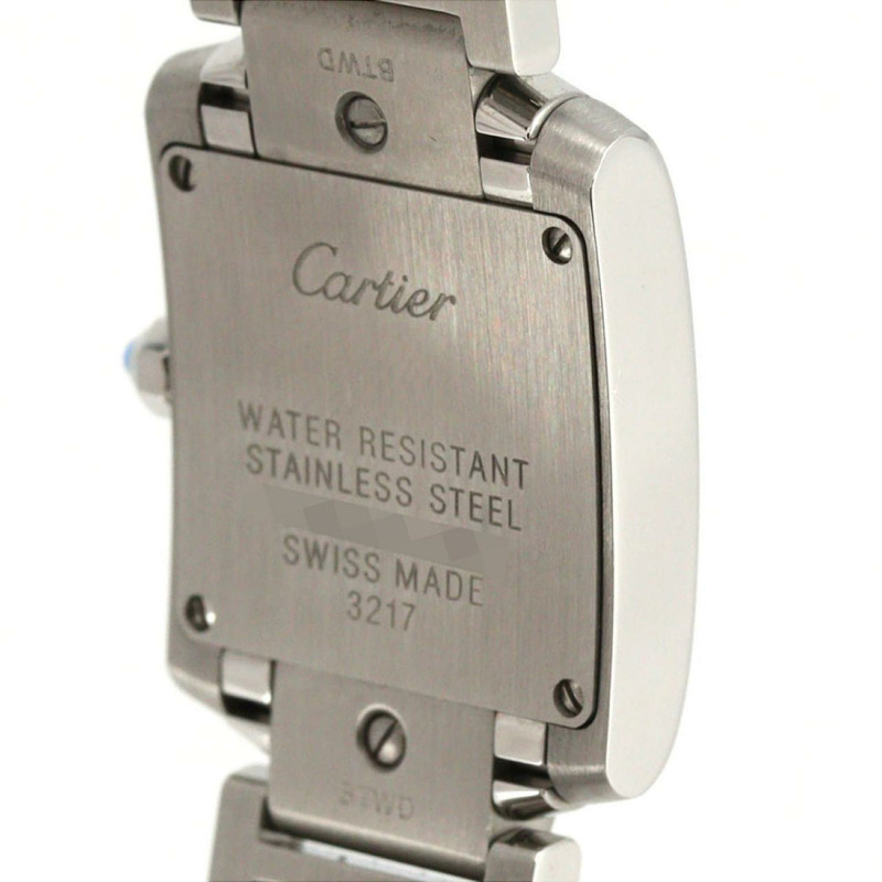 卡地亞 Tank Française SM W51008Q3 不鏽鋼石英錶-5