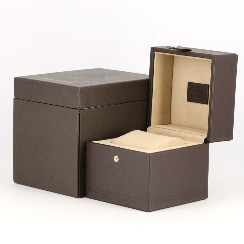 路易威登 Tambour Monogram 8P Q13MJ 不鏽鋼石英錶-7