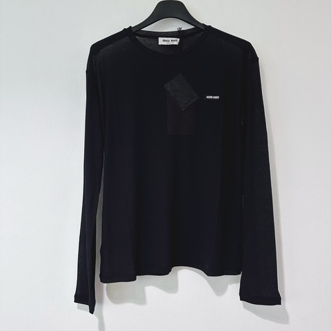 Miu Miu 爆款 黑色 長袖#XS S M L