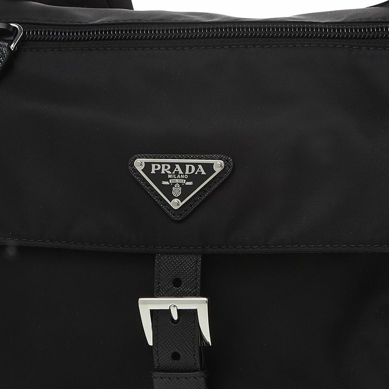 PRADA R尼龍肩包-5