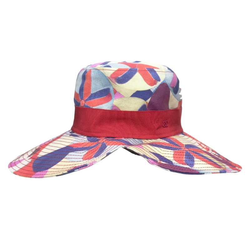 CHANEL CC 寬邊帽-2