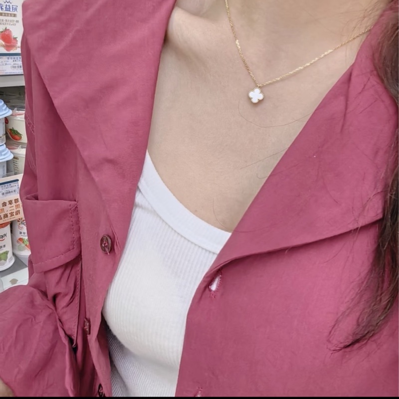 🈶盒子❤️ vca #梵克雅寶 Alhambra #白貝母 #小白花 #項鍊-1