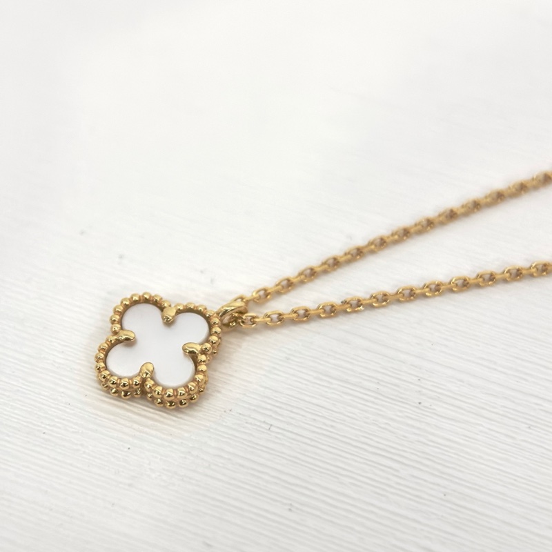 🈶盒子❤️ vca #梵克雅寶 Alhambra #白貝母 #小白花 #項鍊-13