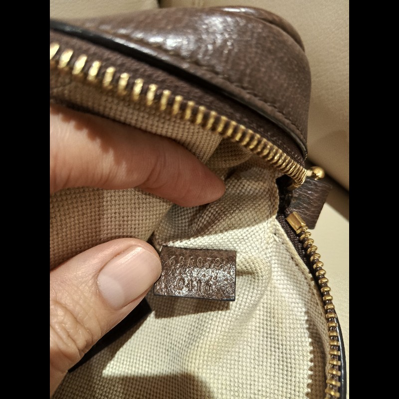 GUCCI#古馳#Jumbo#正品#緹花布手提#斜背包-3