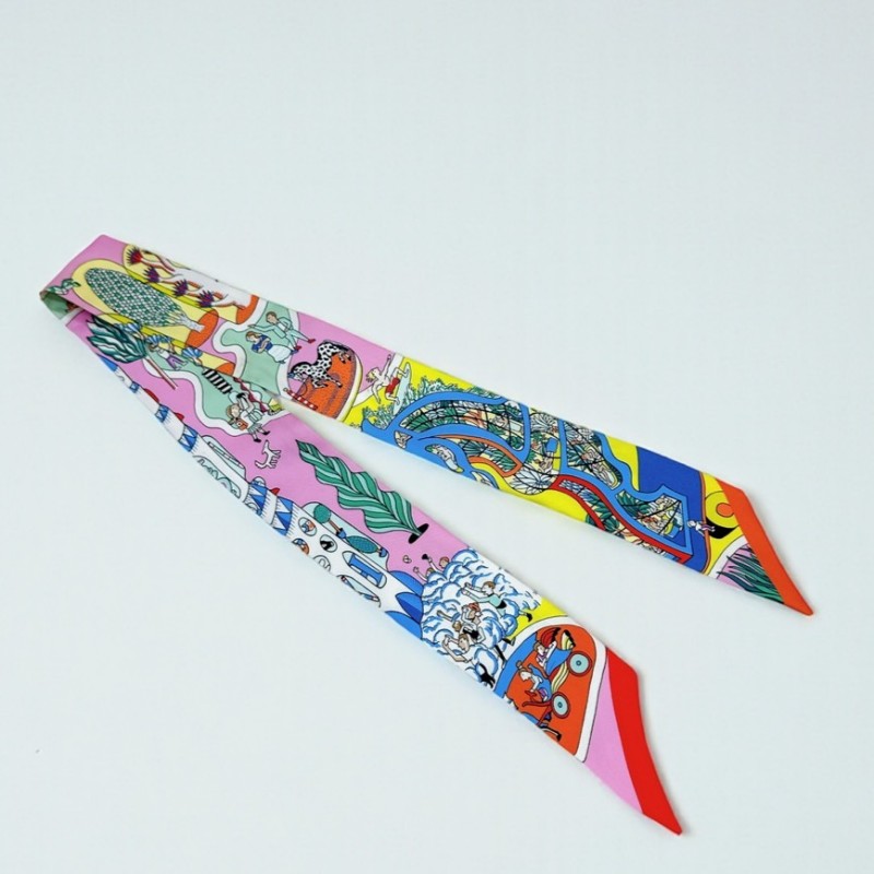 莉亞精品♡Hermes twilly 彩色博覽會 二手美品-0