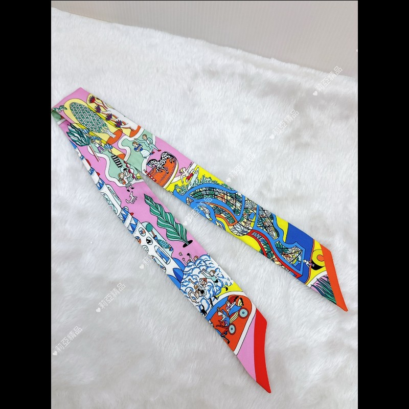 莉亞精品♡Hermes twilly 彩色博覽會 二手美品-1