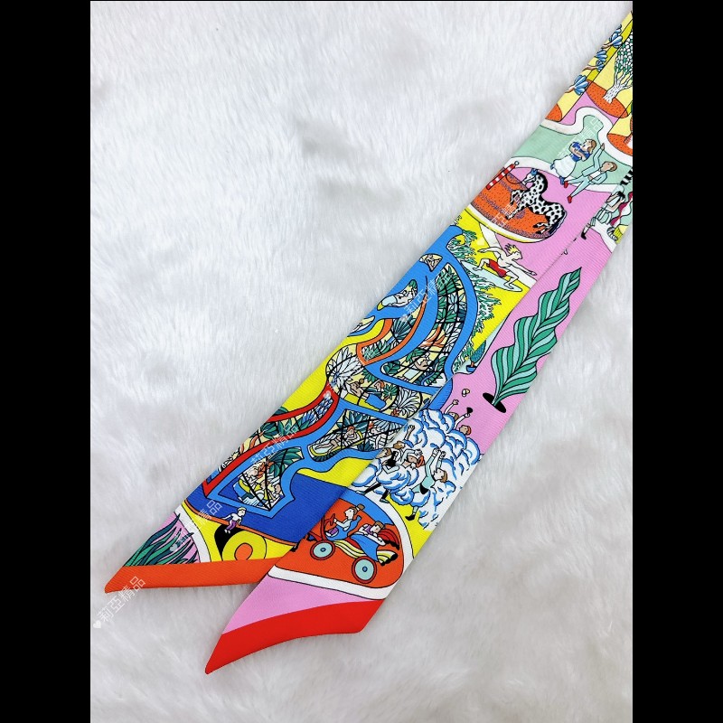 莉亞精品♡Hermes twilly 彩色博覽會 二手美品-3