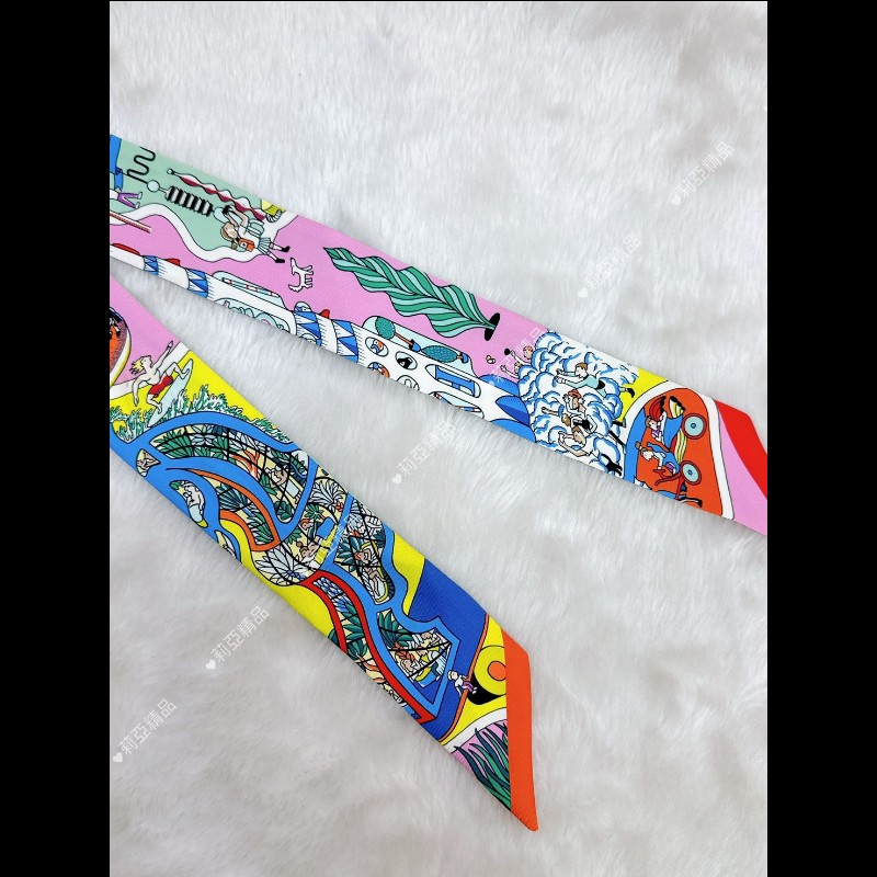 莉亞精品♡Hermes twilly 彩色博覽會 二手美品-5