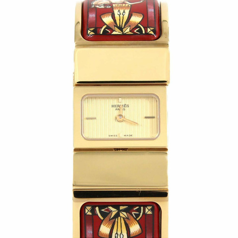 Hermès Roquet 琺瑯 GP LO1.201 石英腕錶