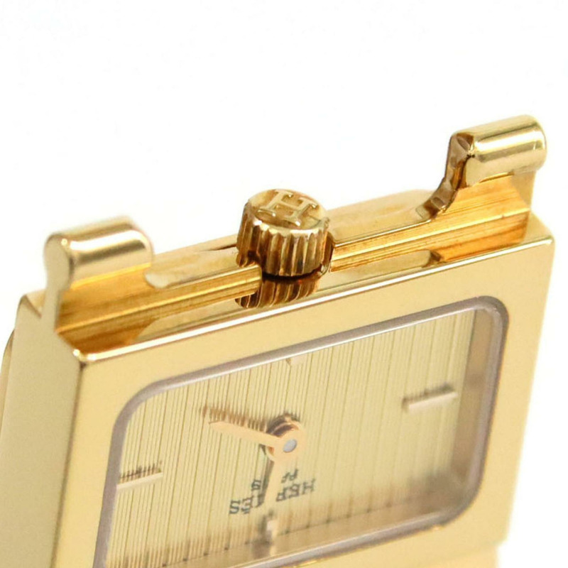 Hermès Roquet 琺瑯 GP LO1.201 石英腕錶-4