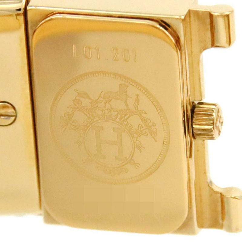 Hermès Roquet 琺瑯 GP LO1.201 石英腕錶-5