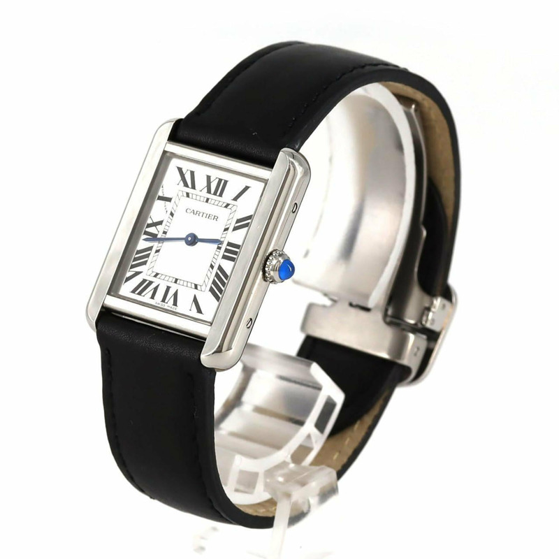 卡地亞 Tank Solo SM W5200005 不鏽鋼石英錶-1