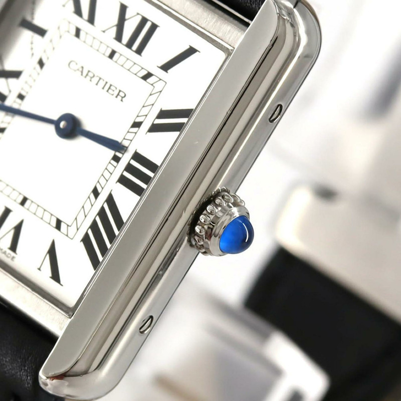 卡地亞 Tank Solo SM W5200005 不鏽鋼石英錶-3