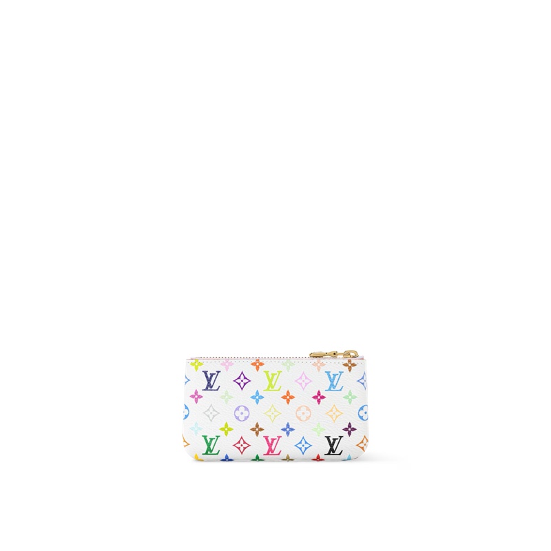 Louis Vuitton LV 村上隆 TM 白三彩 Key Pouch 鑰匙零錢包-3