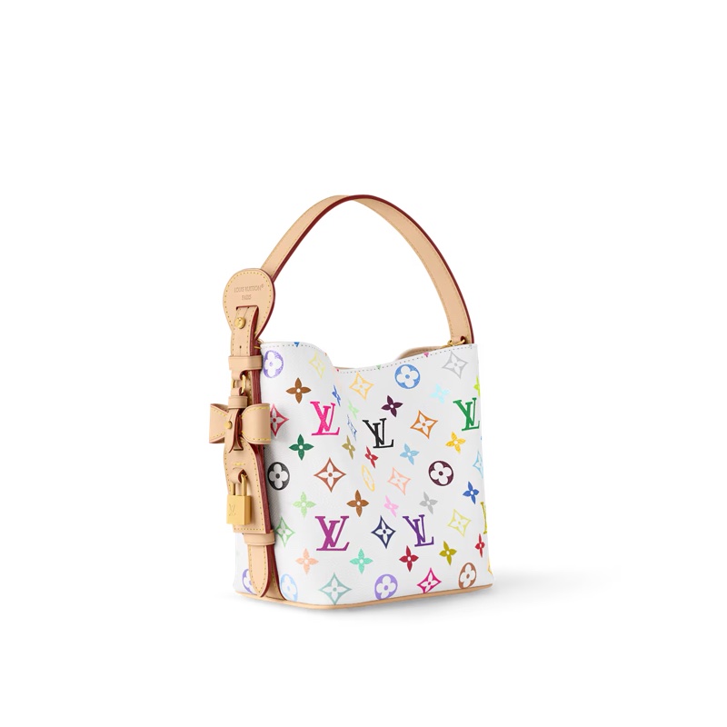 Louis Vuitton LV 村上隆 TM 白三彩 All In BB-1