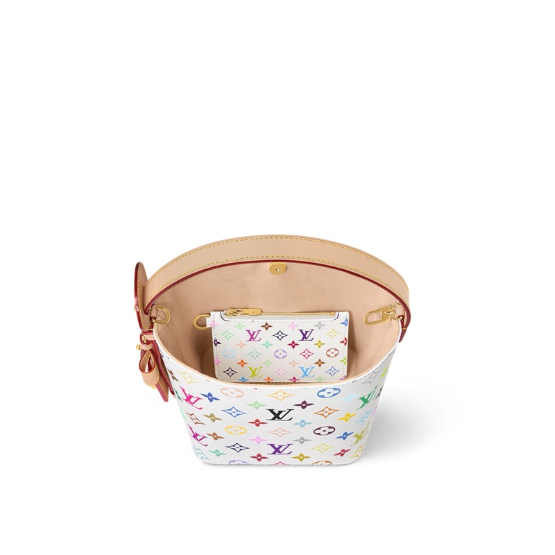 Louis Vuitton LV 村上隆 TM 白三彩 All In BB-2