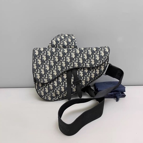 Dior迪奧Galaxy老花馬鞍包