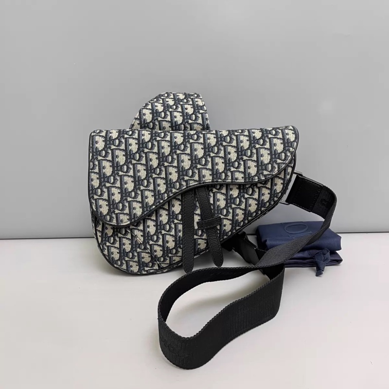 Dior迪奧Galaxy老花馬鞍包-0