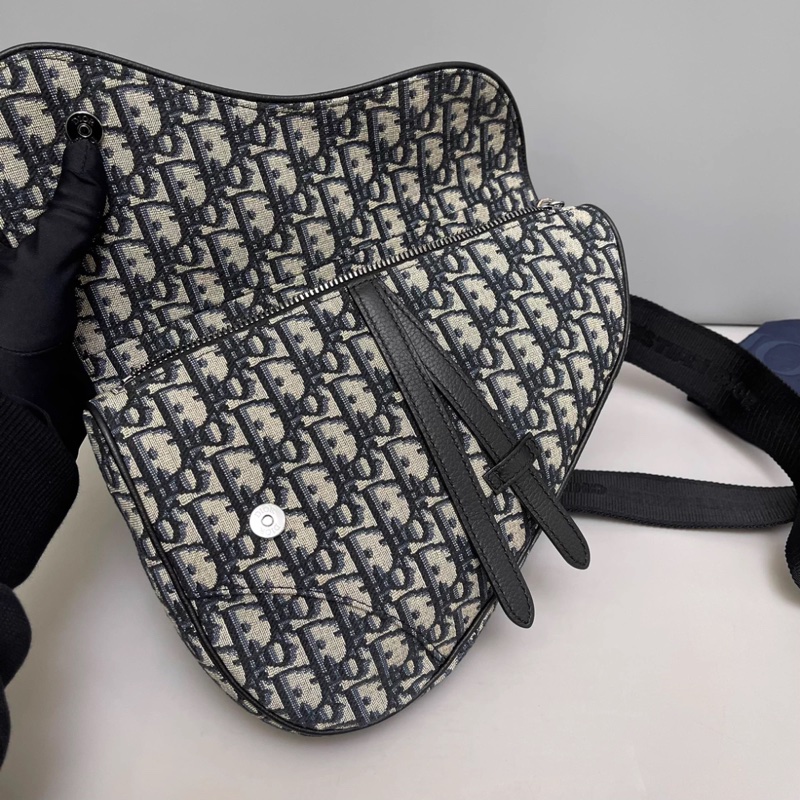 Dior迪奧Galaxy老花馬鞍包-4