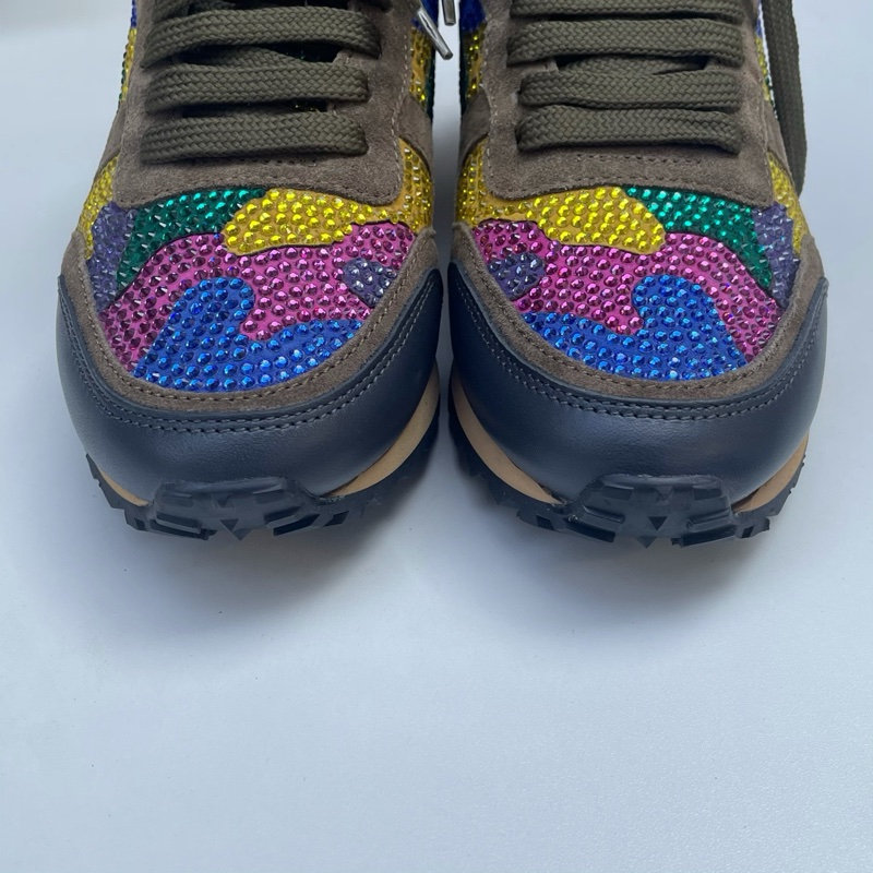 Valentino/華倫天奴施華洛世奇水鑽運動休閒鞋36碼全新-2