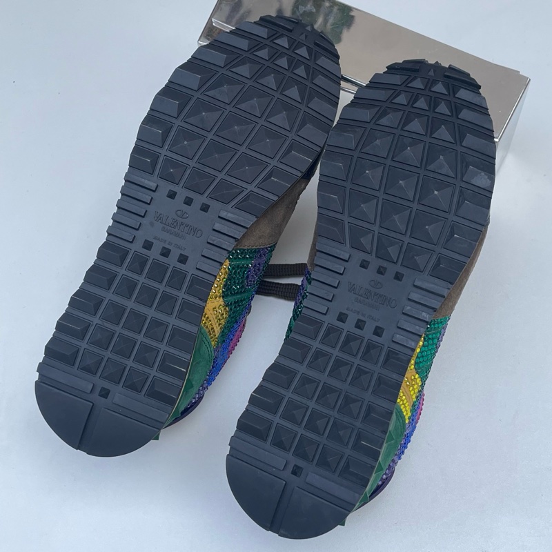 Valentino/華倫天奴施華洛世奇水鑽運動休閒鞋36碼全新-8