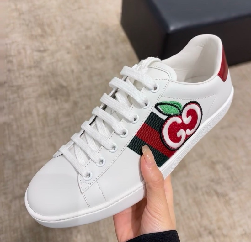 全新古馳/Gucci  小白鞋36.5碼-0